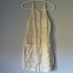 3.1 Philip Lim White Zip Up Sleeveless Mini Dress